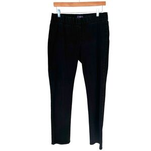 NYDJ Size 6 Dark Indigo Black Pull On Mid rise Jeans Pants Very Comfortable